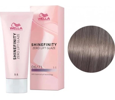 Краска для волос Wella Shinefinity 06/71 темно-русый коричнево-пепельный 60 мл
