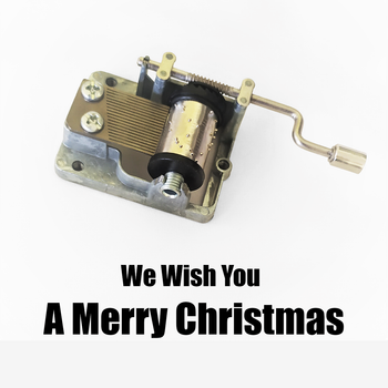 Механизм музыкальный для шкатулки We Wish You A Merry Christmas 45х35 мм