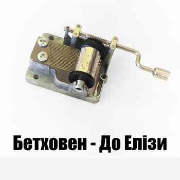Механізм музичний для скриньки Бетховен До Елізи 45х35 мм
