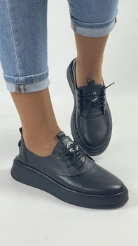 Женские туфли Evromoda 38 (24.5см) Черный 3153