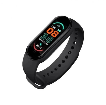 Спортивний фітнес-браслет FitPro Smart Band M6 чорний