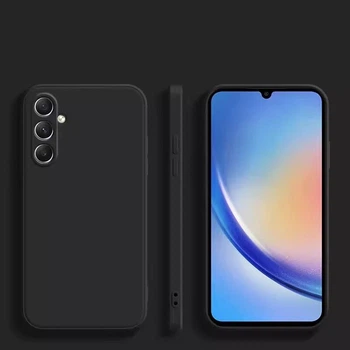 Силиконовый чехол Soft Touch для Samsung Galaxy A36 Чёрный