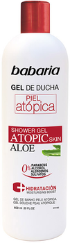 Гель для душу Babaria Aloe Vera Shower Gel Atopic Skin 0% 600 мл (8410412021302)