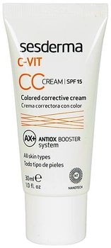 Krem CC do twarzy SesDerma C-VIT CC Cream SPF 15 30 ml (8429979425645)