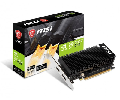 Відеокарта GF GT 1030 2GB DDR4 Low Profile OC MSI (GeForce GT 1030 2GHD4 LP OC)