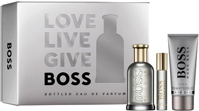 Zestaw Hugo Boss Boss Bottled Woda perfumowana 100 ml + Travel Spray 10 ml + Żel pod prysznic 100 ml (3616303428495)