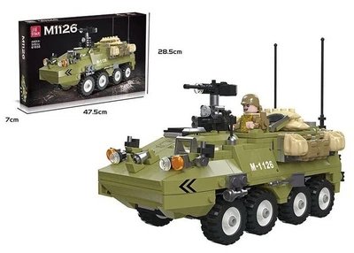 Конструктор 1310 Военная машина БТР БМП 549 деталей