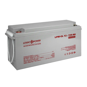 Аккумулятор автомобильный 150Ач 1500А LOGIC POWER, LPM-GL 12 - 150 AH, /