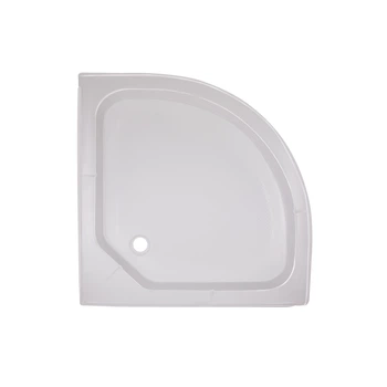 Душевой поддон Lidz Kapielka ST80x80х14 низкий квадратный, диаметр слива 52 мм