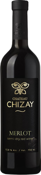 Вино Chateau Chizay Merlot червоне напівсухе 0.75 л 12% (4820001633153)