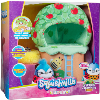 Zestaw zabawek Jazwares Squishville Mini Squishmallow Tiptop Treehouse (191726428510)