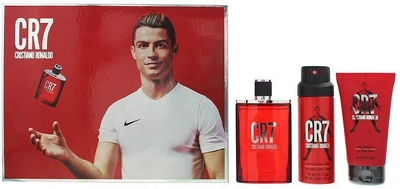 Zestaw damski Cristiano Ronaldo CR7 Woda toaletowa damska 100 ml + żel pod prysznic 150 ml + spray do ciała 150 ml (5060524511258)