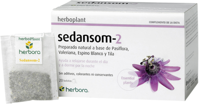 Ziołowa herbata Herbora Sedansom 2 Herboplant 20 stz (8426494021048)