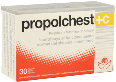Натуральна харчова добавка Bioserum Propolchest C 30 капсул (8427268010053)
