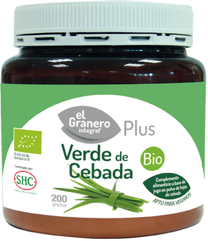 Натуральна харчова добавка El Granero Verde De Cebada Bio 200 г (8422584058338)