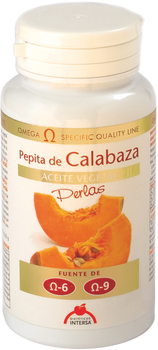Натуральна харчова добавка Intersa Aceite Pepita Calabaza 50 капсул (8413568020502)