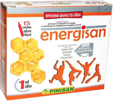 Натуральна харчова добавка Pinisan Energisan Jalea Real 1000 мг 15 ампул (8435001001480)