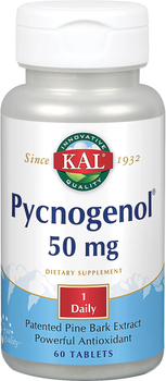 Suplement diety KAL Pycnogenol 60 kapsułek (0021245850601)