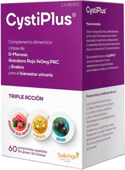 Натуральна харчова добавка Cystiplus Triple Action 60 таблеток (8470001853172)
