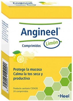 Suplement diety Heel Angineel Lemon 24 tabletek (8429949194090)