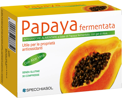 Натуральна харчова добавка Specchiasol Papaya Fermentada 30 капсул (8002738988881)