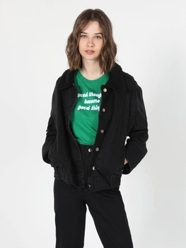Джинсова куртка жіноча Colin's 020 Mice CL1060479DN42190 L Salina Black Wash (8683197455437)