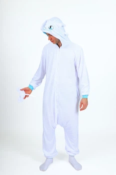 Кігурумі Піжама Сліп для хлопчиків та підлітків Kigurumi Дракон Беззубик Денна Фурія Білий 155-165 см. (1085/3)