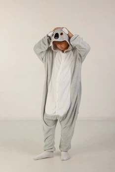 Пижама Мужская Кигуруми Kigurumi Коала Серый XL 175-185 см. (1059/3)