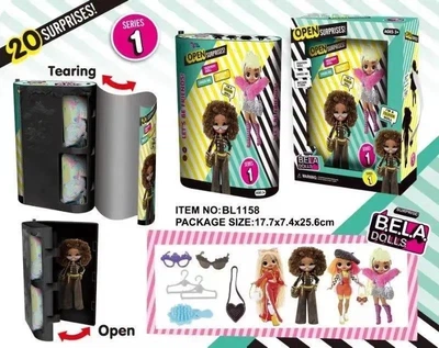Кукла с аксессуарами Bella Dolls 17.5 см BL1158
