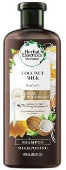 Шампунь Herbal Essences 90% Natural Origin Hydrate Shampoo with Coco Milk 400 мл (8006540318553)