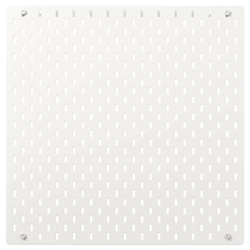 Доска органайзер на стену IKEA SKÅDIS белая 56x56 см 003.208.03