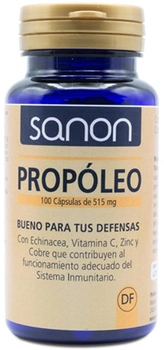 Натуральна харчова добавка Sanon Propoleo 515 мг 100 капсул (8437013869348)
