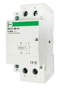 Магнітний пускач MCF3 40A 1NО 1NC 230V модульний ( MCF34011230 )