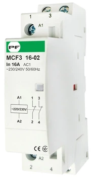 Магнітний пускач MCF3 16A 2NC 230V модульний ( MCF31602230 )