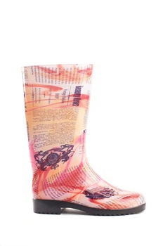 Женские резиновые сапоги Litma Газета 37/38, (24.5 см.)