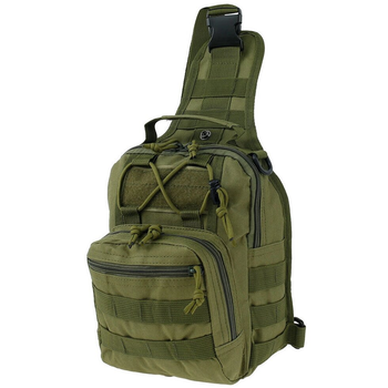 Тактическая нагрудная сумка Primo Sling однолямочная через плечо - Army Green Primo PR-SLING-AGRN Зеленый (армейский)
