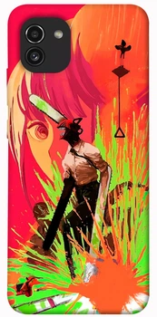 TPU чохол Demsky Anime evolution 5 Людина-бензопила (Chainsaw Man) для Samsung Galaxy A03