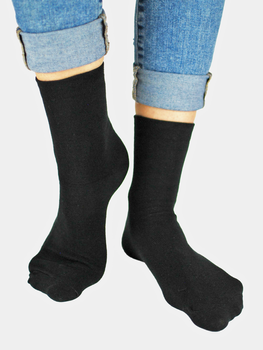 Шкарпетки чоловічі Noviti SB008-M-01 котон 43-46 Чорні (5905204312353)