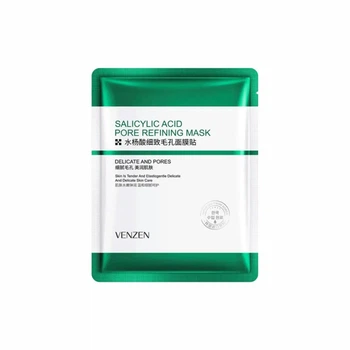 Тканинна маска для обличчя з екстрактом саліцилової кислоти Venzen Salicylic Acid Pore Refining Mask, 25 г