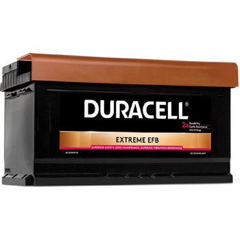 Аккумулятор автомобильный Extreme EFB 75Ач 730А "+" справа DURACELL, DE75EFB