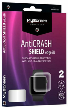 Folia ochronna MyScreen AntiCrash Shield Edge 3D do Apple Watch 7 / 8 41 mm 2 szt (5904433205504)