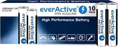 Батарейки everActive LR03/AAA 10 шт. (LR0310PAK)