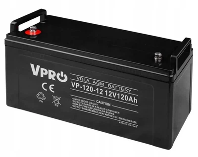 Акумуляторна батарея AGM VRLA 12V 120Ah Volt Polska VPRO VP-120-12 6AKUAGM120 Польща