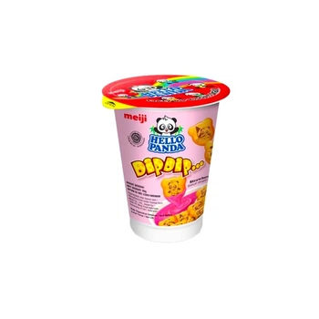 Meiji Hello Panda Dip Dip Strawberry 20 грам