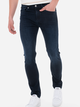 Jeansy skinny męskie Calvin Klein Jeans J30J323695-1BJ W30L32 Granatowe (8720107894600)