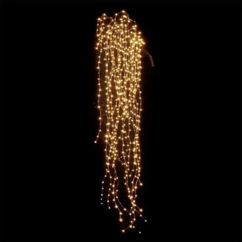 Светодиодная гирлянда Конский хвост 2 м 400 LED 200V Теплый белый Новогодняя гирлянда 10 нитей