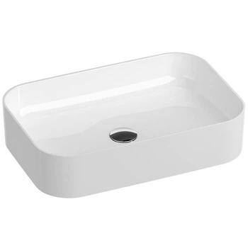 Умивальник накладний RAVAK CERAMIC 550x370x120мм прямокутний білий XJX01155002