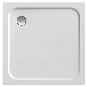 Поддон для душевой кабины RAVAK Perseus Pro Chrome 80x80x3см квадратный композитный без сифона белый XA044401010