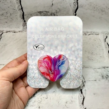 Попсокет Popsocket держатель для телефона Сердце мрамор 354544-1