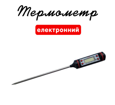 Термометр электронный Cheese master black